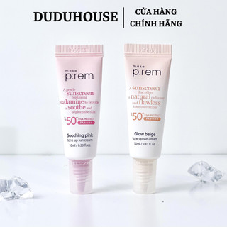Kem Chống Nắng Make P:rem UV Defense Me Sun Cream SPF50+/PA++++ Nâng Tone, Kiềm Dầu 50ml Duduhouse