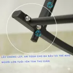 Ghế Bập Bênh Thư Giãn Đệm Memory HAPY BB02 Dài 1m6 có Điều Chỉnh Lưng và Chân 10 Cấp Độ, nằm thư giãn đọc sách xem tivi — ảnh 7