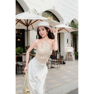 ÁO YẾM Kết hoa nhà Khánh An Clothing -Mã 25HO218