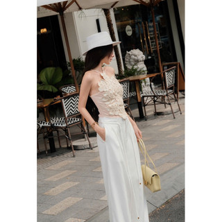 ÁO YẾM Kết hoa nhà Khánh An Clothing -Mã 25HO218