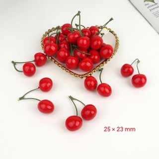 🍒 [ĐỘC QUYỀN] Set Charm Cherry Đỏ Kawaii Cao Cấp, Nơ Hồng Ngọt Ngào, Mèo Đen Dễ Thương, Phụ Kiện Dép Hottrend