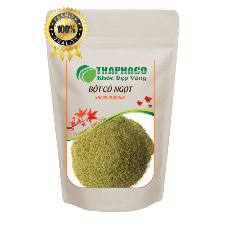 [Túi 1kg] Bột cỏ ngọt nguyên chất - Hàng sạch thơm cao cấp - Thảo Dược THAPHACO