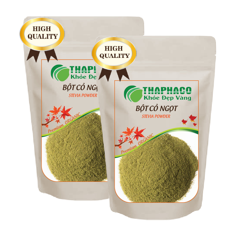 [Túi 1kg] Bột cỏ ngọt nguyên chất - Hàng sạch thơm cao cấp - Thảo Dược THAPHACO