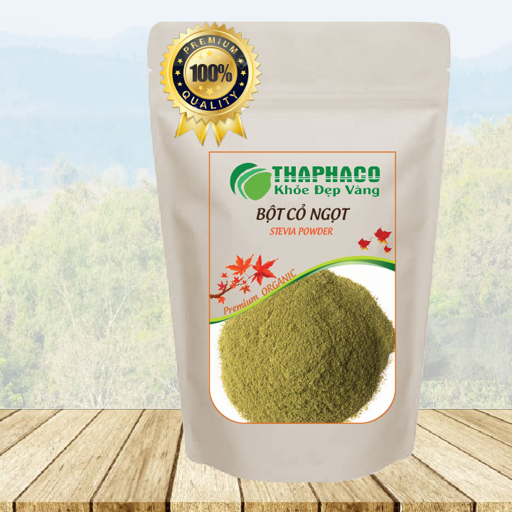 [Túi 1kg] Bột cỏ ngọt nguyên chất - Hàng sạch thơm cao cấp - Thảo Dược THAPHACO