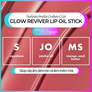Son bóng ELF, elf Glow Reviver Slip Stick Tinted Lip Oil, Son Bóng Dạng Thỏi Có Màu, Dưỡng Ẩm Môi.