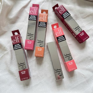 Son bóng ELF, elf Glow Reviver Slip Stick Tinted Lip Oil, Son Bóng Dạng Thỏi Có Màu, Dưỡng Ẩm Môi.
