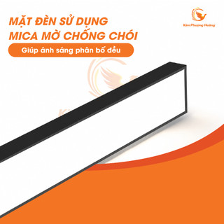 Đèn Thả Trần LED 48W 58W Ánh Sáng Trắng 6500K - Đèn Thả Văn Phòng, Bàn Họp, Nhà Phố Hiện Đại