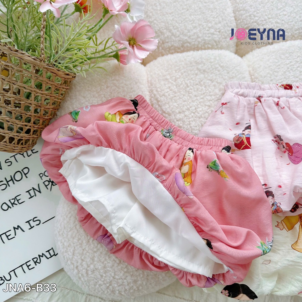 Set yếm cổ tàu Joeyna B33 siêu xinh cho bé