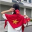 Khăn Choàng Ngôi Sao Vàng Việt Nam Người Lớn, Đạo Cụ Tập Văn Nghệ, Biểu Diễn Chất Vải Mát