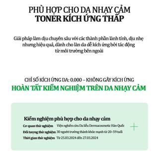 Nước hoa hồng TRUTH OF BEAUTY Cica-Mucin Calming Toner chiết xuất rau má, cấp ẩm sâu, giảm kích ứng, phục hồi làn da
