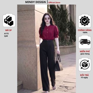 Q49 - Quần suông - Thiết kế cao cấp MindyDesign