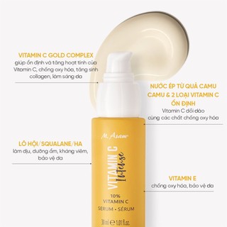Tinh chất dưỡng sáng da Vitamin C 10% M Asam VITAMIN C Intense Serum 30ml