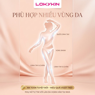Máy triệt lông lạnh Lokykin mini vĩnh viễn phiên bản nâng cấp dạng cá nhân triệt tại nhà triệt toàn thân