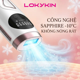 Máy triệt lông lạnh Lokykin mini vĩnh viễn phiên bản nâng cấp dạng cá nhân triệt tại nhà triệt toàn thân