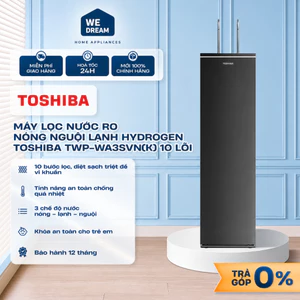Máy Lọc Nước RO Nóng Nguội Lạnh Hydrogen Toshiba TWP-WA3SVN(K) 10 Lõi - Hàng Chính Hãng
