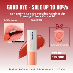 Son Dưỡng Có Màu Vaseline Original Lip Therapy Color + Care 4.2g