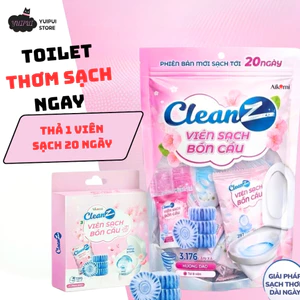 VIÊN TẨY BỒN CẦU 1 VIÊN THƠM SẠCH ĐƯỢC 20 NGÀY TẨY SẠCH VẾT BẨN Ở BỒN CẦU