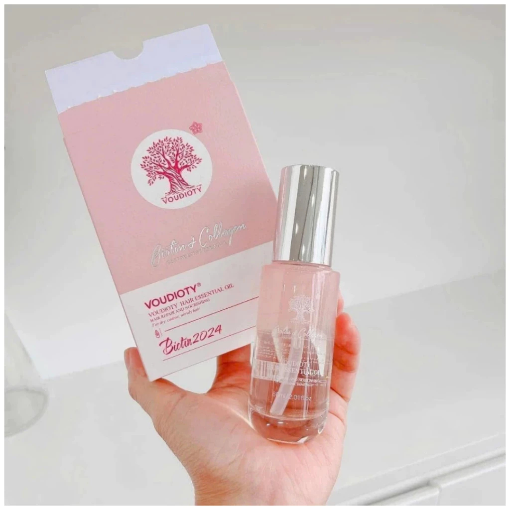 Tinh Dầu Dưỡng Tóc Tinh Chất Hoa Hồng Pháp Biotin & Collagen Voudioty - Ever Queen