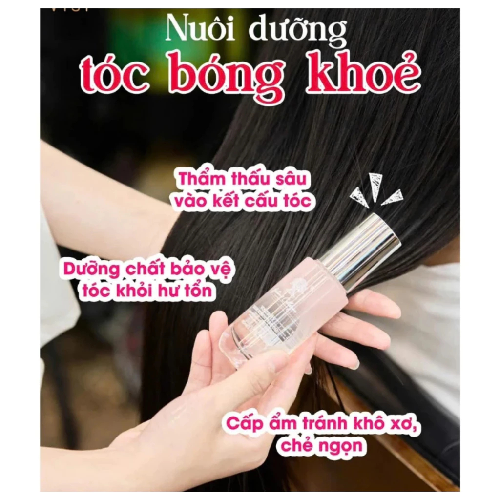 Tinh Dầu Dưỡng Tóc Tinh Chất Hoa Hồng Pháp Biotin & Collagen Voudioty - Ever Queen