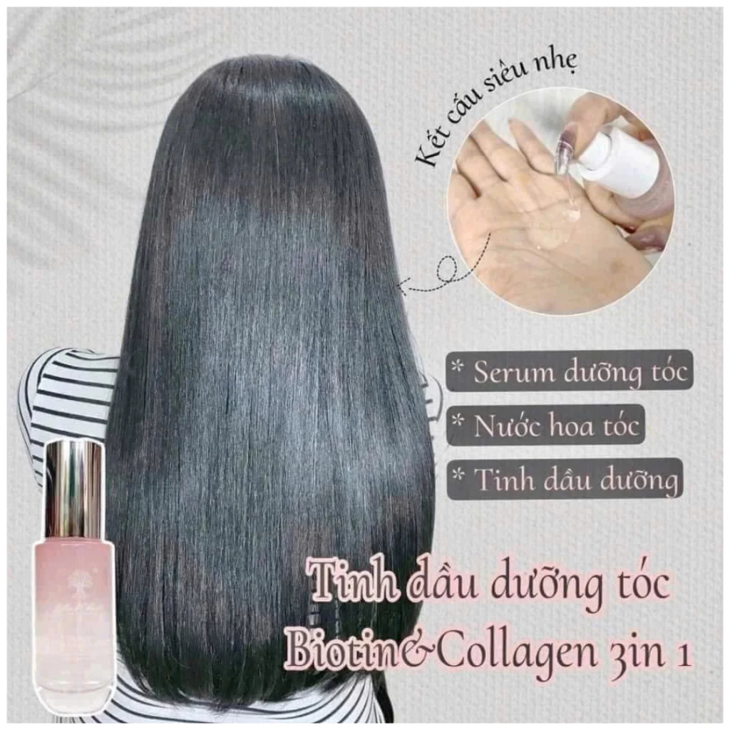 Tinh Dầu Dưỡng Tóc Tinh Chất Hoa Hồng Pháp Biotin & Collagen Voudioty - Ever Queen