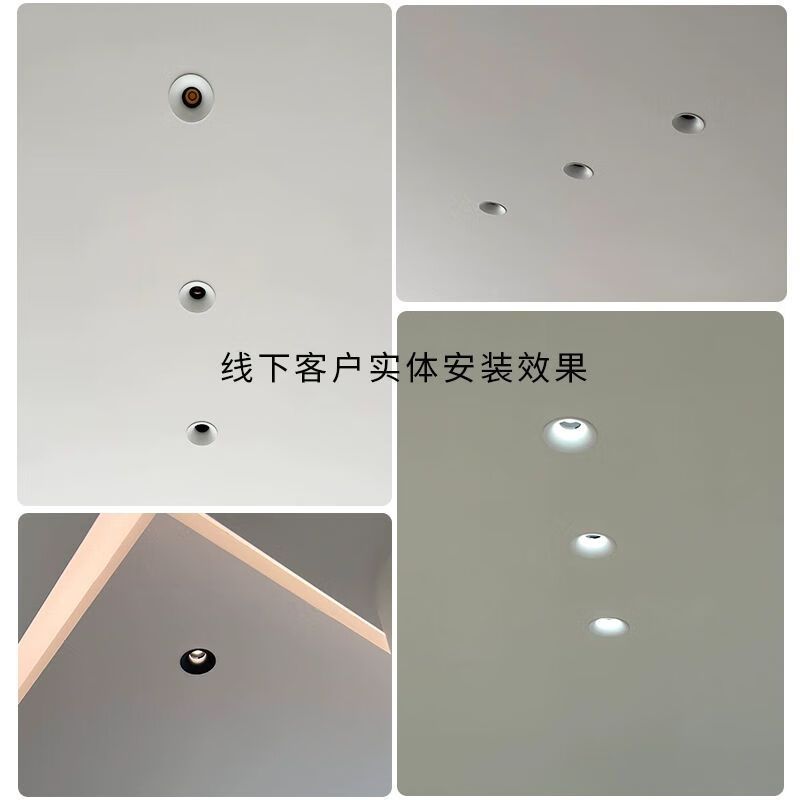 Bộ đèn Âm Trần Chống Chói Mặt Trăng Spotlight (by MD Ledlighting), (công suất:12W), (ánh sáng: 1 màu/3 màu