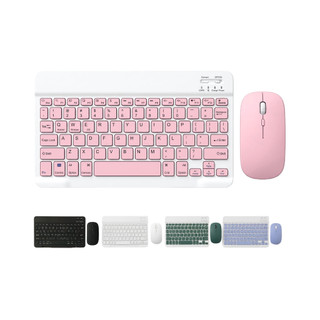 Bộ Bàn Phím và Chuột Bluetooth Siêu Mỏng Nhẹ Dành Cho tablet Pro 11,Air 4,Gen 5/6/7/8/9, Laptop, Smartphone v.v