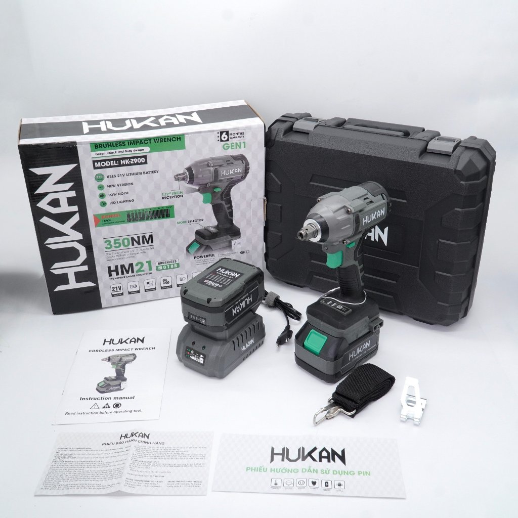 [NCP] Máy siết bulong HUKAN  HK-Z900 - Không chổi than