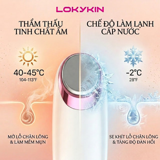 Máy Hút Mụn Đầu Đen Lokykin 4 Trong 1 – Hút Mụn, Massage Nóng Lạnh, Đẩy Tinh Chất, Se Khít Lỗ Chân Lông