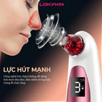 Máy hút mụn đầu đen kèm chức năng đẩy tinh chất nâng cơ mặt cầm tay mini Lokykin làm sạch sâu lỗ chân lông LSO04 — ảnh 7