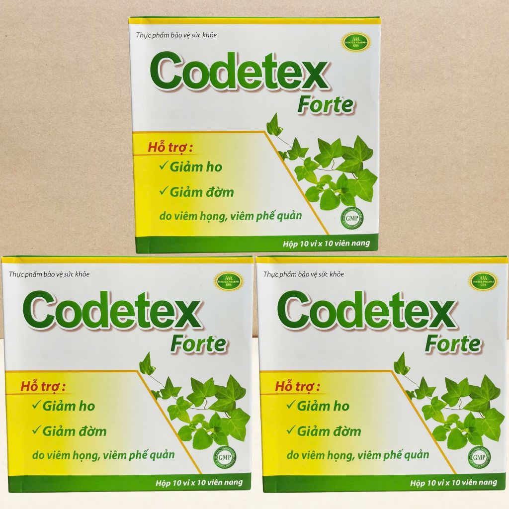 Combo 2 Hộp Codetex Forte - Rostex - Vinaphar - Vitamin Chữa Lành