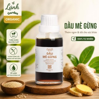 Dầu Mè Gừng Noom - Ginger Infused Cold Pressed Sesame Oil Ép Lạnh Nguyên Chất 30ml