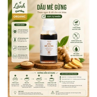 Dầu Mè Gừng Noom - Ginger Infused Cold Pressed Sesame Oil Ép Lạnh Nguyên Chất 30ml