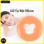 Gối Silicon Úp Mặt 800G Cao Cấp, Gối Spa Massage Body, Gối Nằm Sấp Silicon Mềm Êm Độ Bền Cao