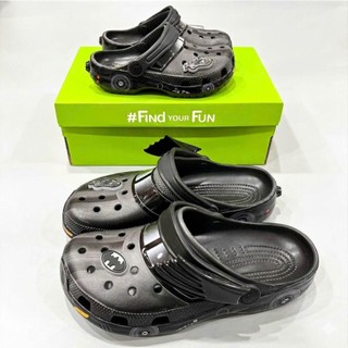 Dép sục bít mũi batman unisex, sục đúc chống trượt êm ái, tặng kèm charm sticker trang trí dép