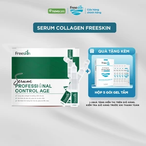 Serum Professional Control Age Freeskin - Novocare dùng cho da chảy xệ, sạm da, thâm nám, tàn nhang 20 ống BFS x 2,5ml