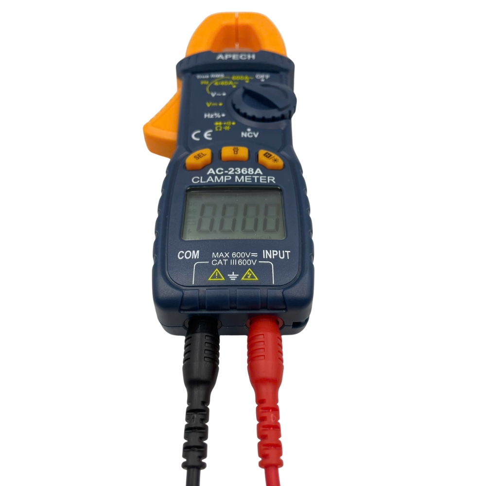 Ampe kìm vạn năng APECH AC-2368A đo dòng 600A tích hợp TrueRMS đa chức năng độ chính xác cao