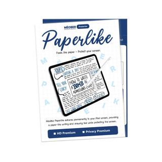 [Premium] Dán màn hình iPad Paperlike Nhám - Viết vẽ như trên giấy, chống chói, hạn chế ánh sáng xanh Ber Paper by MèoB