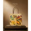 Túi Cỏ Bàng Tote Q Gallery - Đan Vẽ Tay - Mộng Hồ Điệp