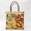 Túi Cỏ Bàng Tote Q Gallery - Đan Vẽ Tay - Mộng Hồ Điệp