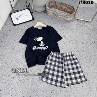 Bộ ngủ cotton giấy Yalin áo cộc -quần đùi (link sale tổng hợp)