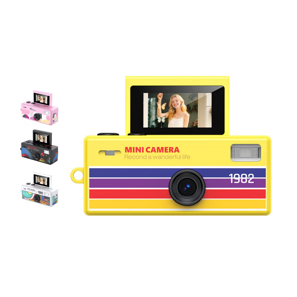 Máy ảnh kĩ thuật số digital Charmera Mini - quay chụp màu phim, màn hình lật, siêu mỏng nhỏ gọn by MèoBer