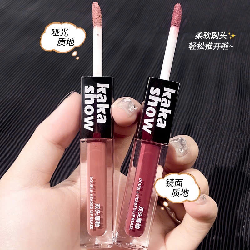 💄 Son 2 đầu KAKASHOW chất son một đầu mịn lì , một đầu bóng nhẹ C130💄