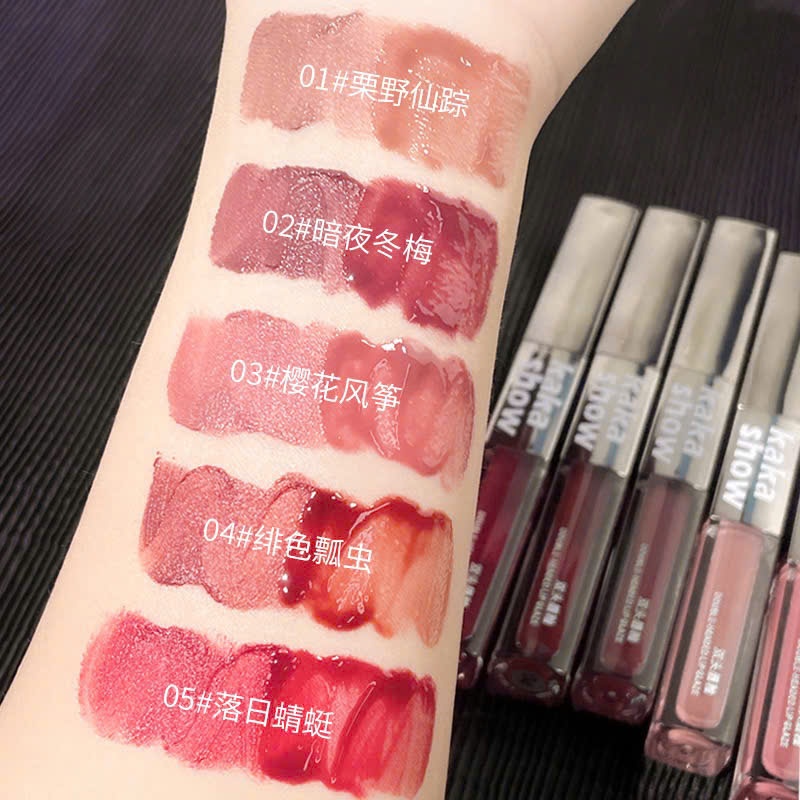 💄 Son 2 đầu KAKASHOW chất son một đầu mịn lì , một đầu bóng nhẹ C130💄
