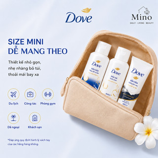 DOVE Du Lịch 1 Dầu gội, 1 Sữa tắm, 1 Dầu xả combo