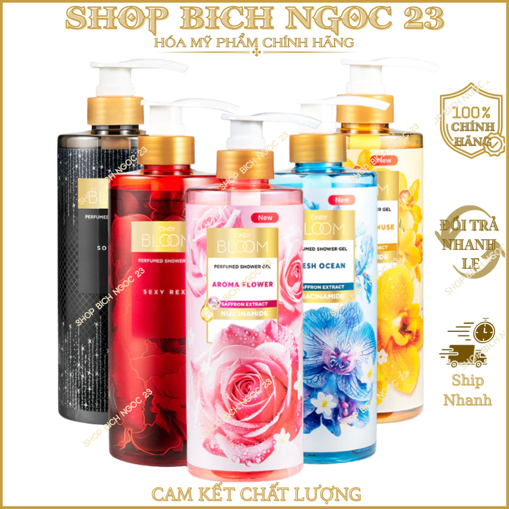 Sữa tắm nước hoa Cindy Bloom 640g