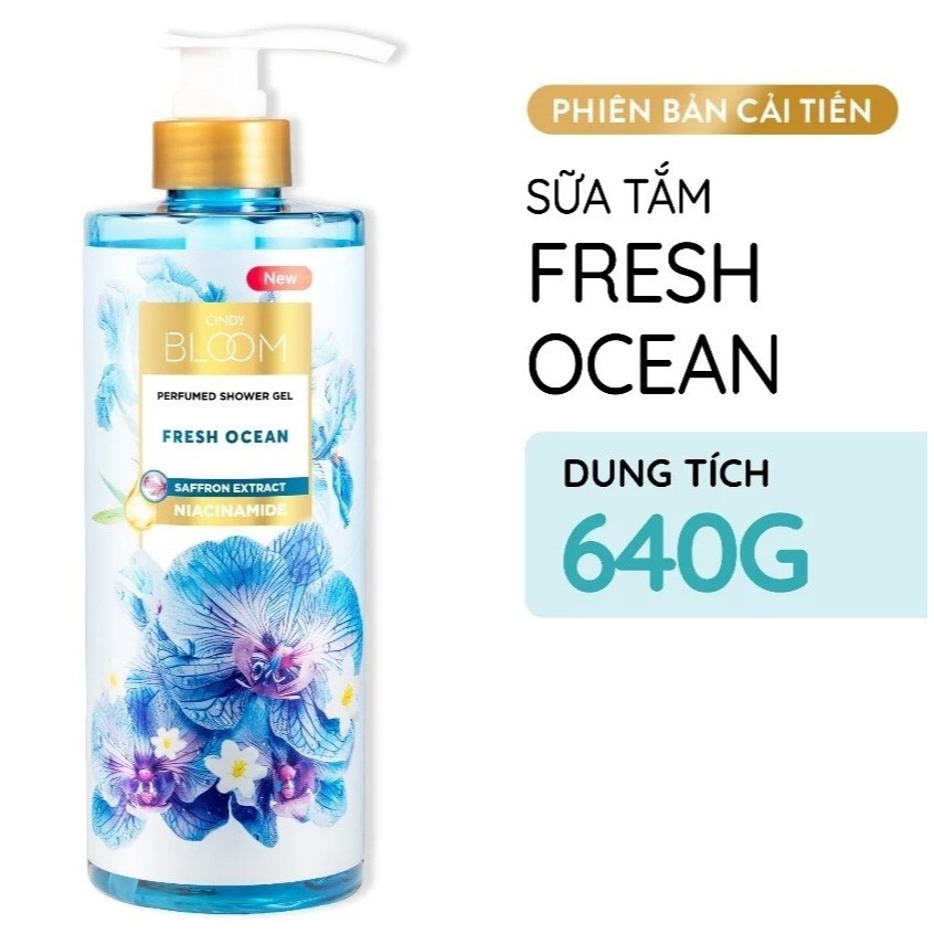 Sữa Tắm Hương Nước Hoa Cindy Bloom chai 640g