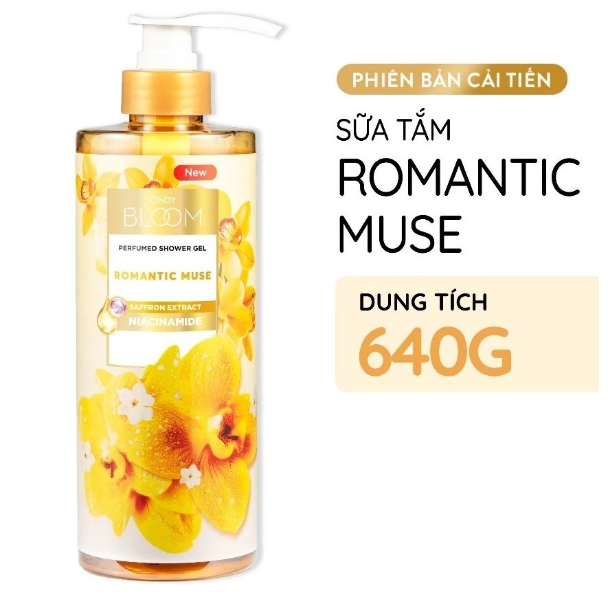 Sữa Tắm Hương Nước Hoa Cindy Bloom chai 640g