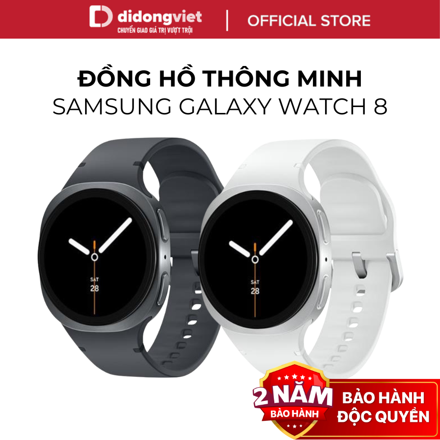 Đồng Hồ Thông Minh Samsung Galaxy Watch 8 44mm L330 - Định Vị, Theo Dõi Sức Khỏe - Hàng Chính Hãng