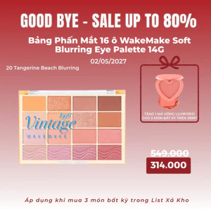 Bảng Phấn Mắt 16 ô WakeMake Soft Blurring Eye Palette