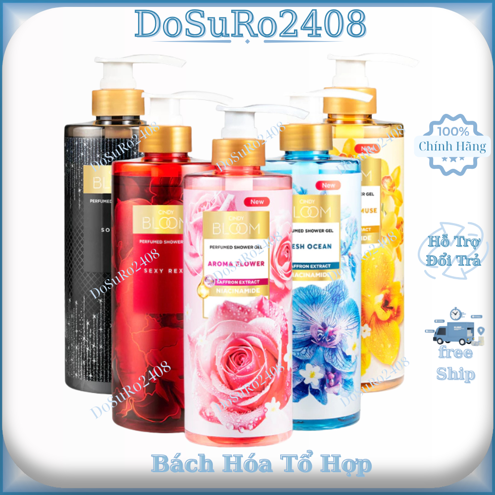 Sữa Tắm Hương Nước Hoa Cindy Bloom chai 640g